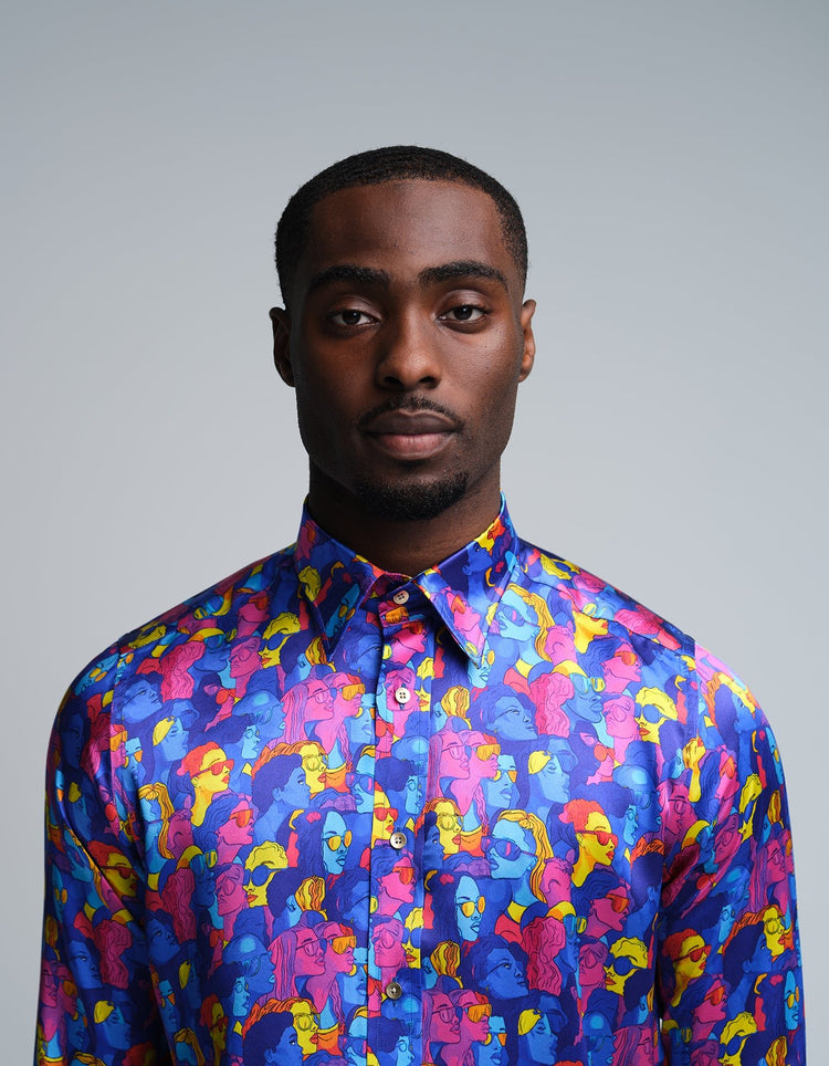Ravers Silk Shirt - Gresham Blake Online