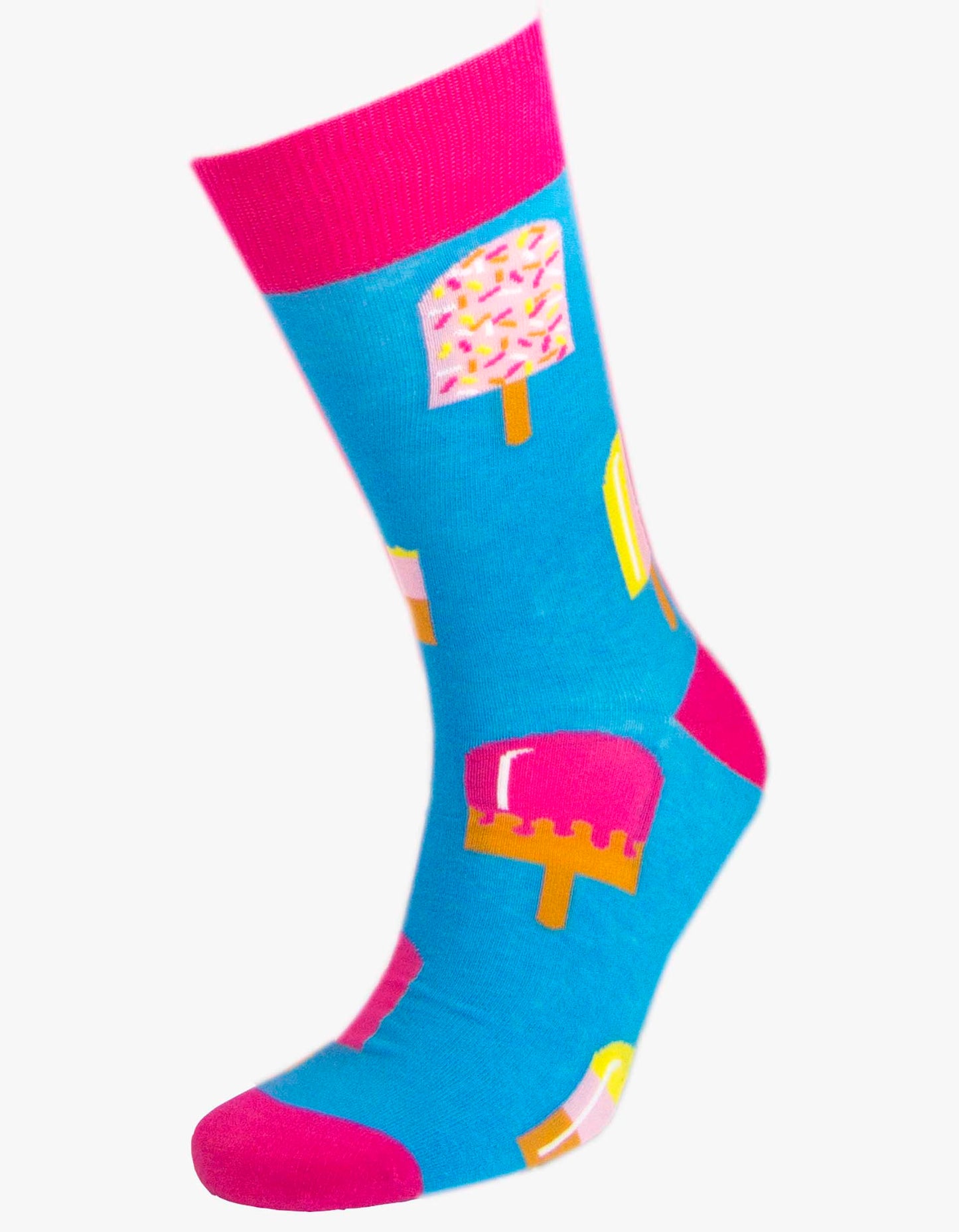 blue lolly socks