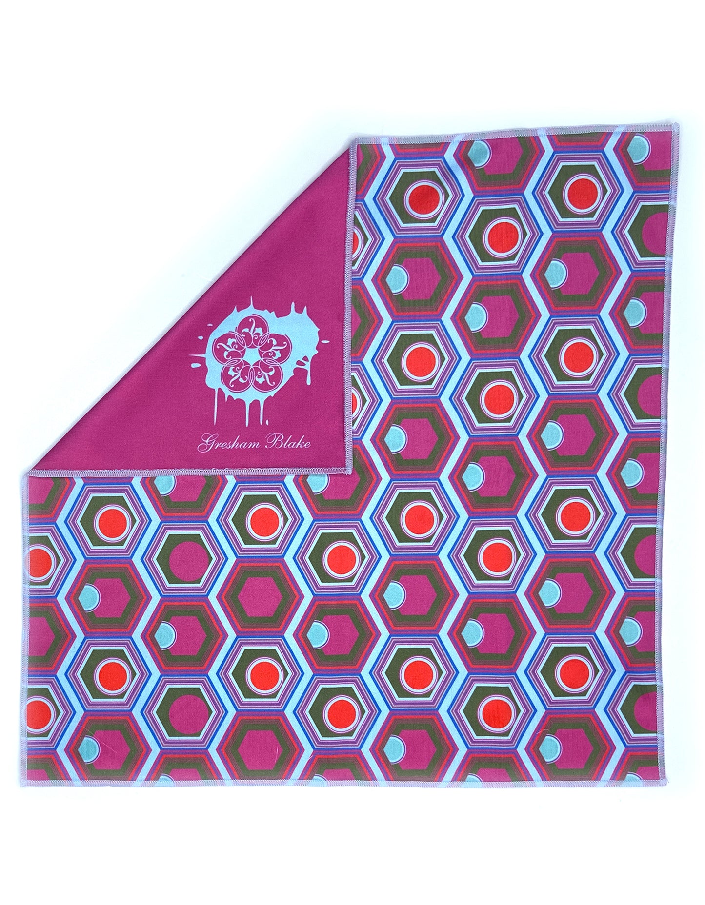 purple pocket square microfiber