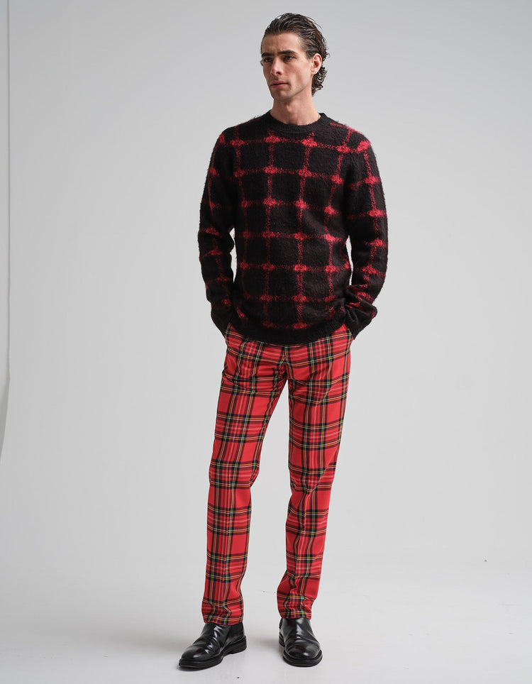 Stewart Royal Red Tartan Trouser - Gresham Blake Online