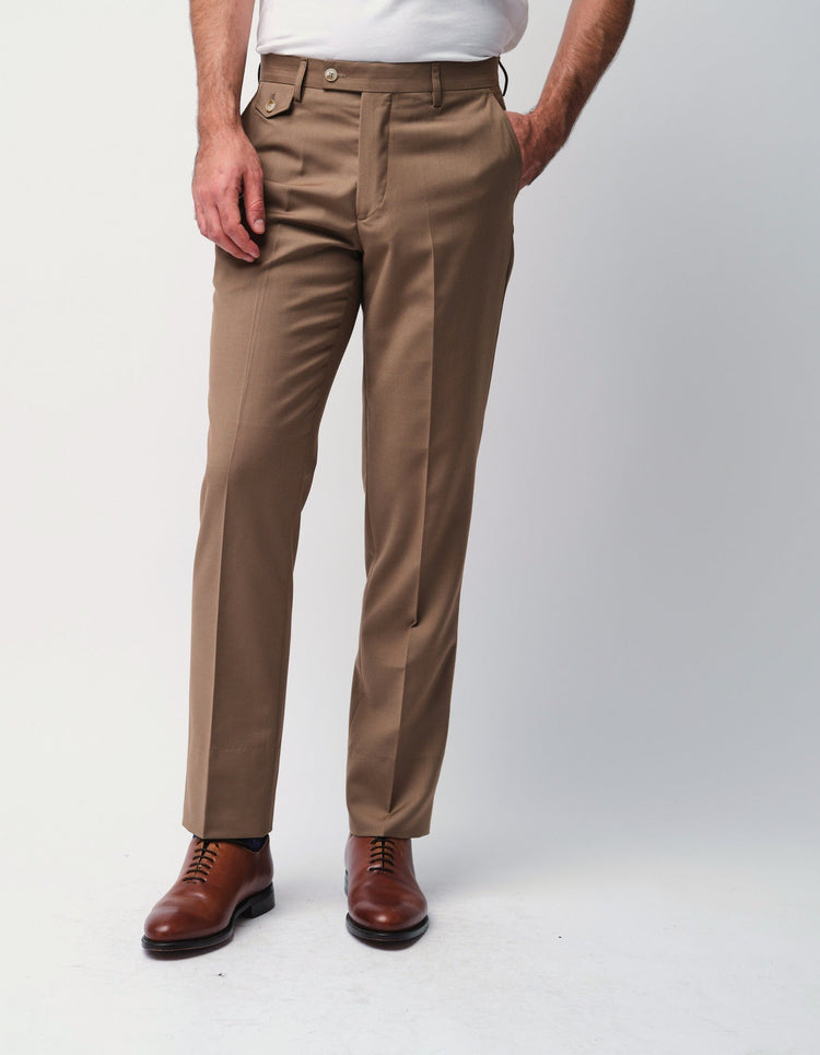 Tan Trousers - Gresham Blake Online
