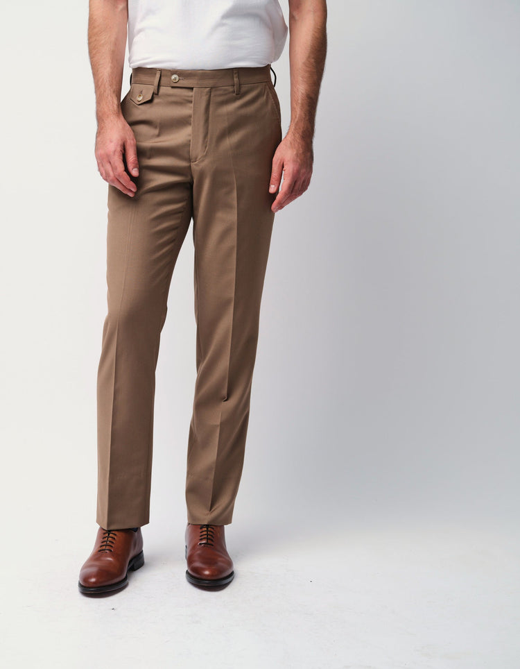 Tan Trousers - Gresham Blake Online