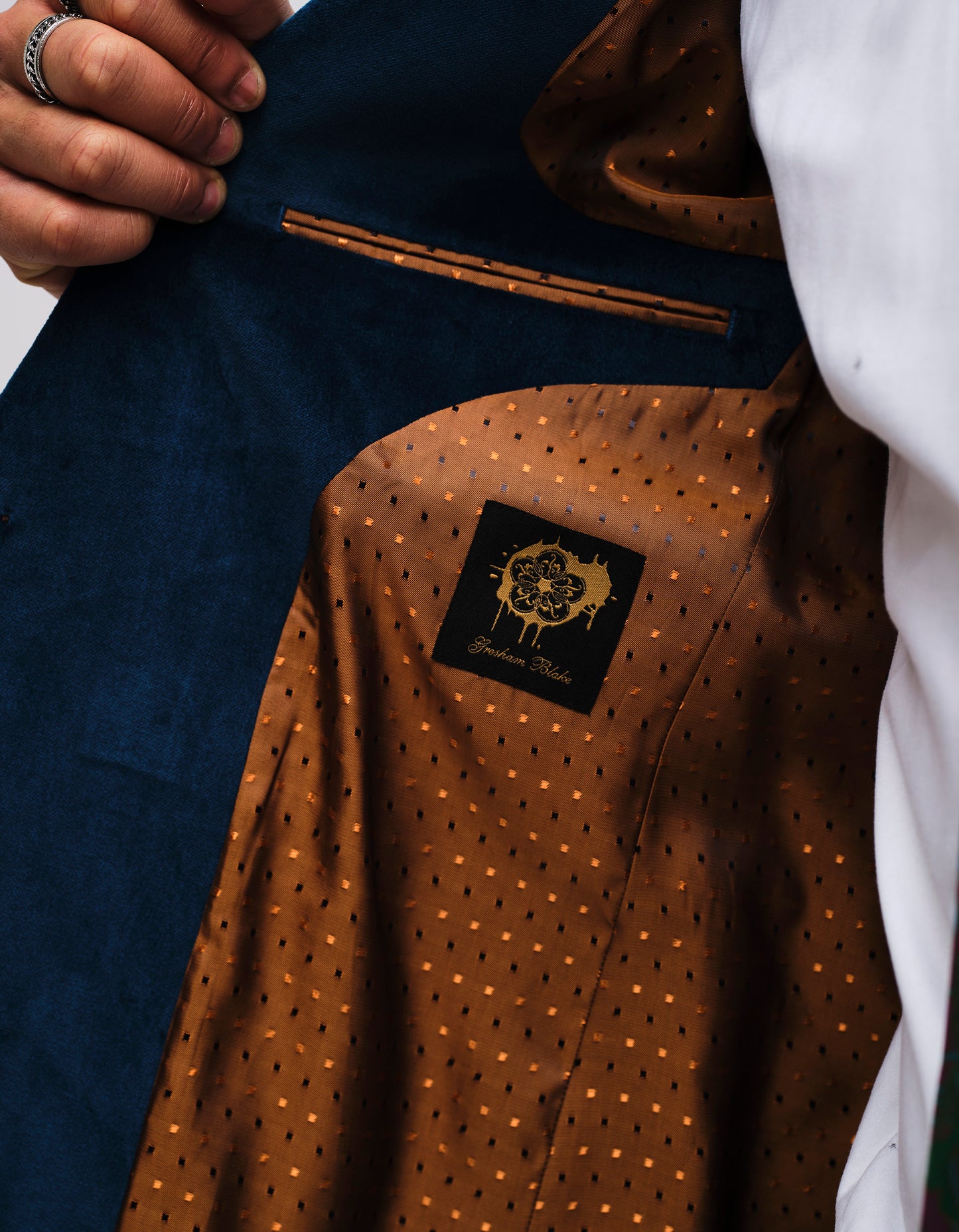 Teal Velvet 2 Piece Suit
