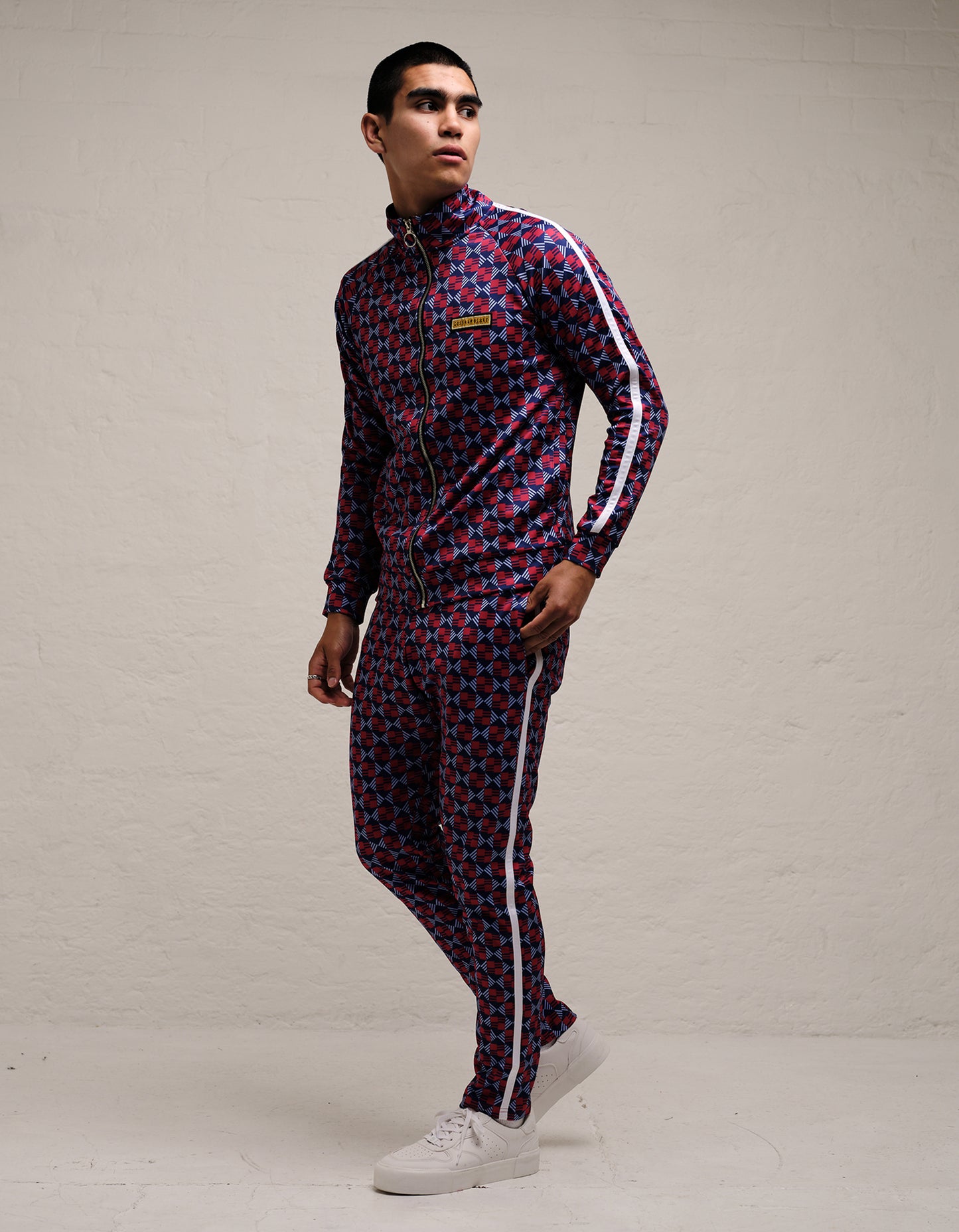 geomatric pattern tracksuit