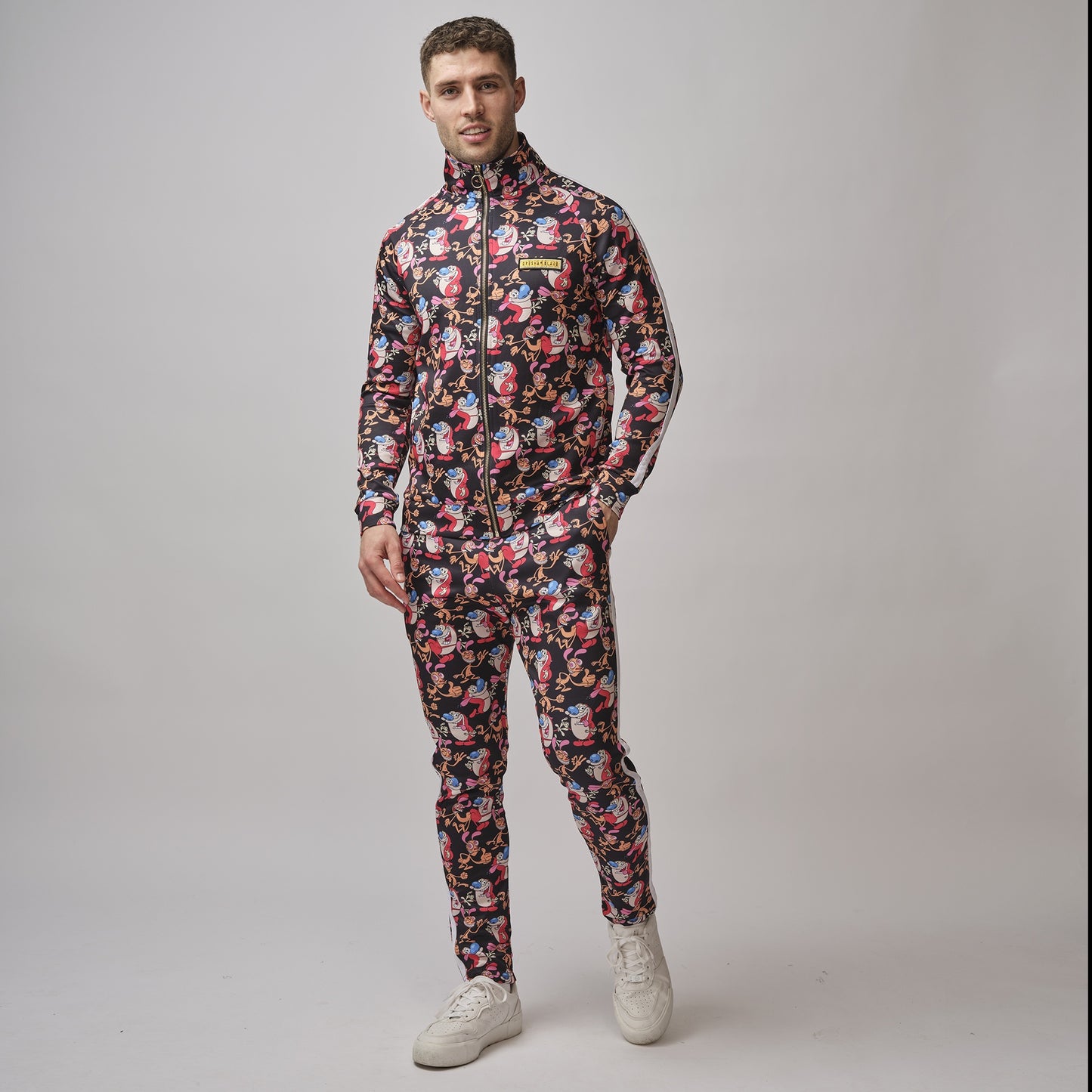 Black Ren & Stimpy Tracksuit