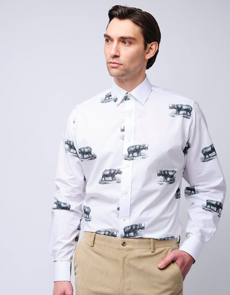 White Rhino Shirt - Gresham Blake Online