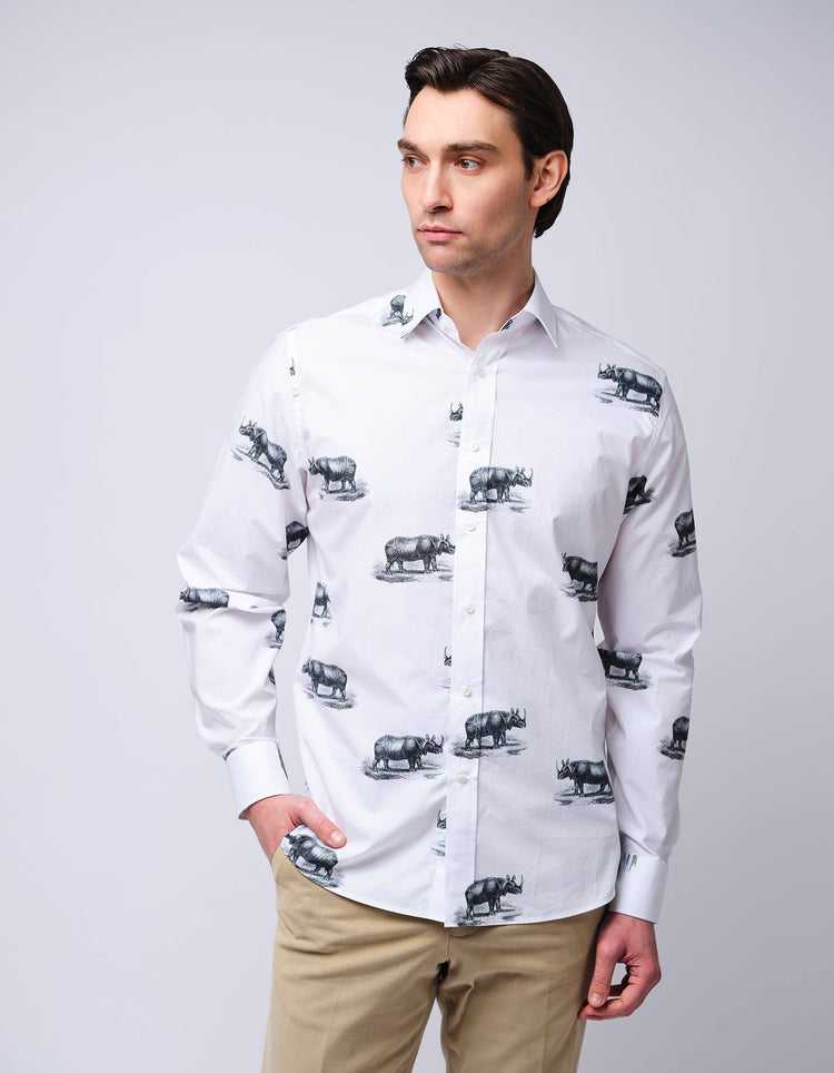 White Rhino Shirt - Gresham Blake Online