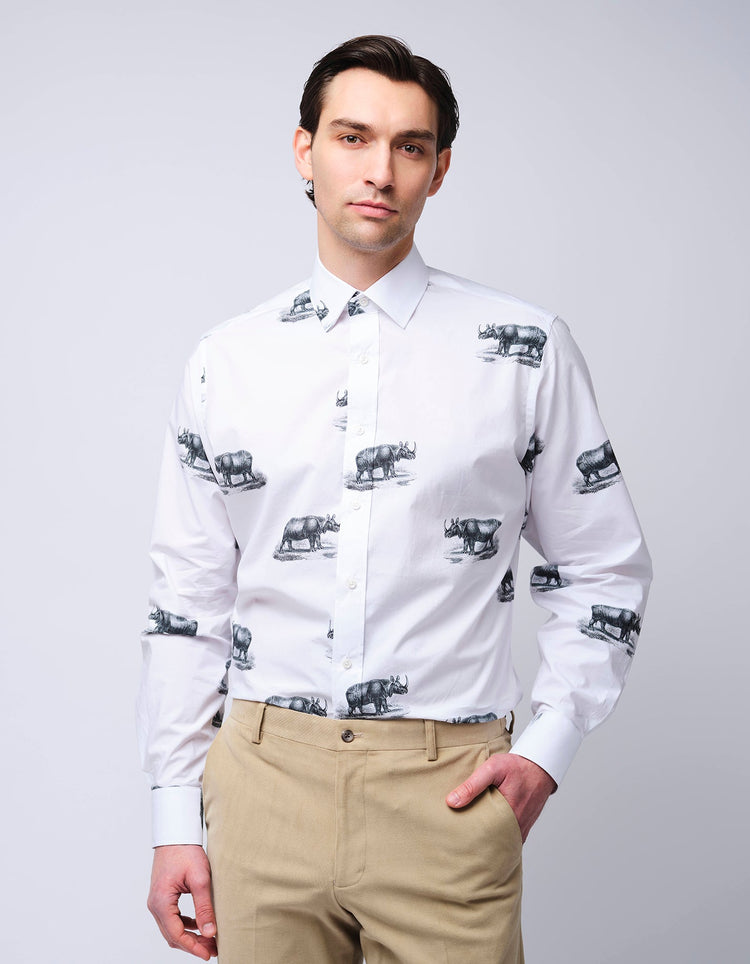 White Rhino Shirt - Gresham Blake Online