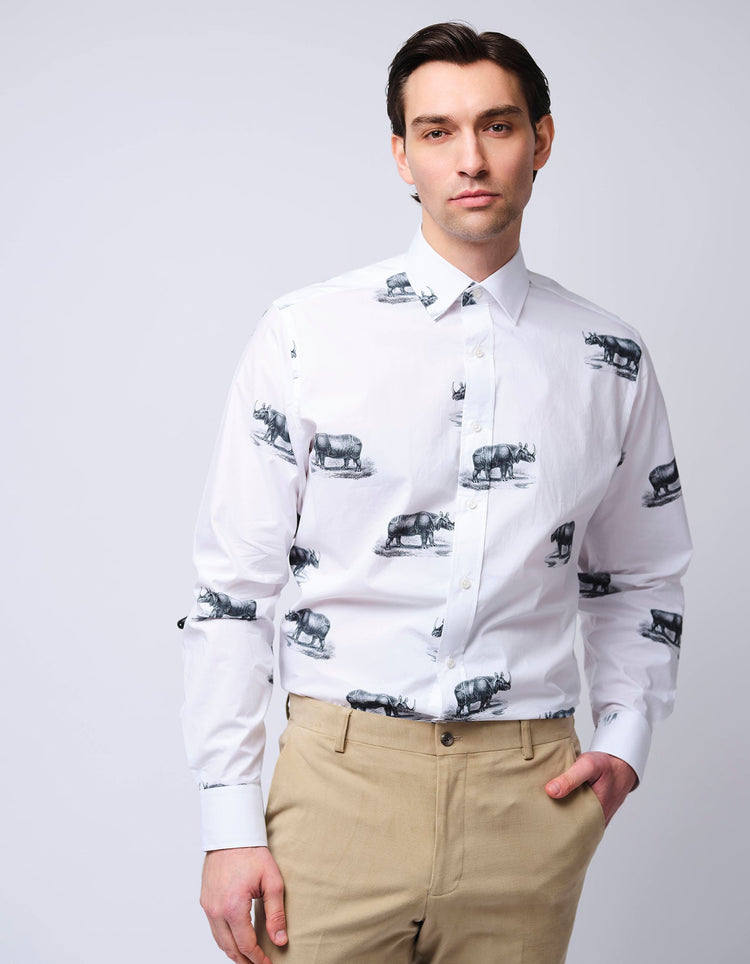 White Rhino Shirt - Gresham Blake Online