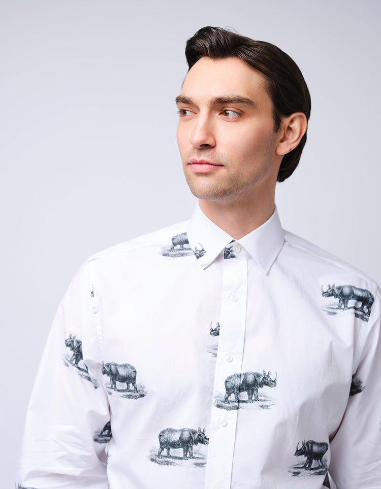 White Rhino Shirt - Gresham Blake Online