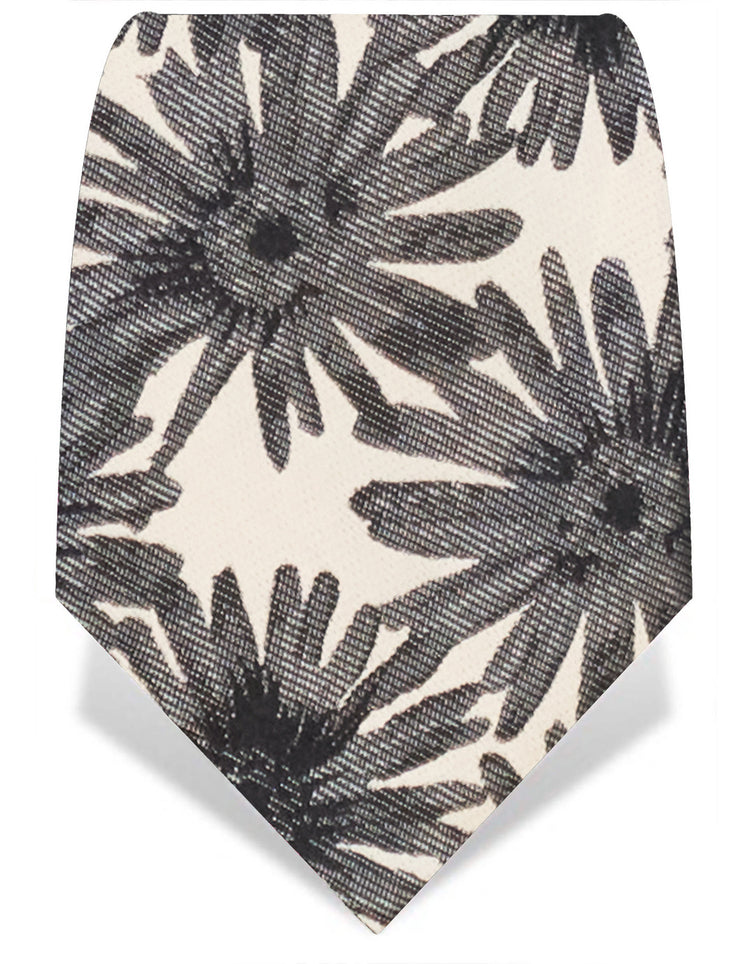 Black Daisy Tie