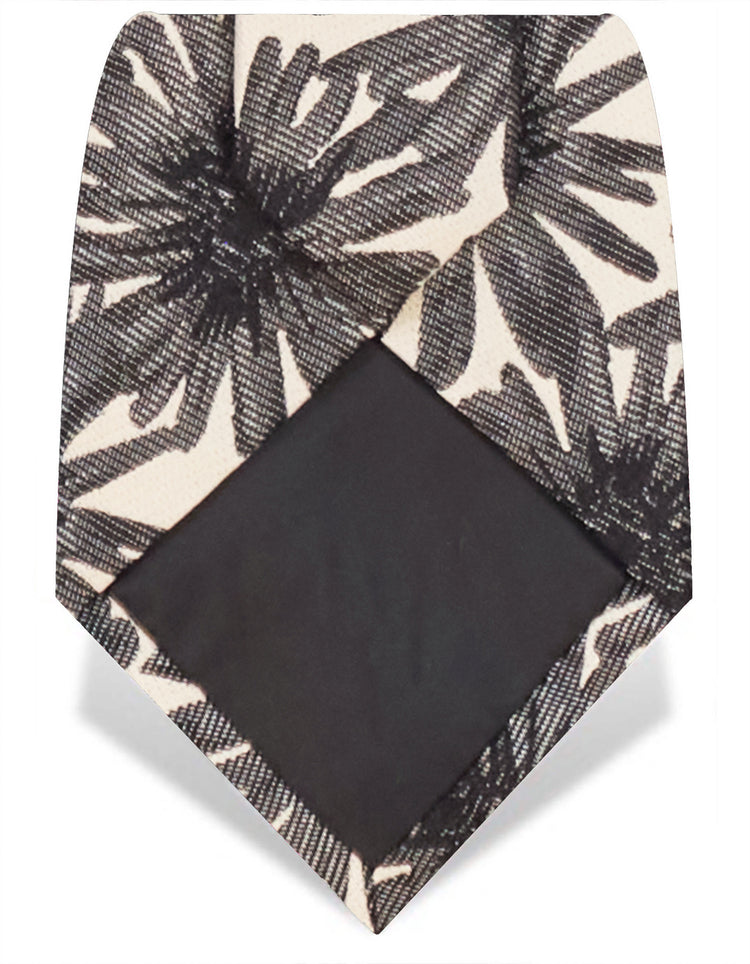 Black Daisy Tie