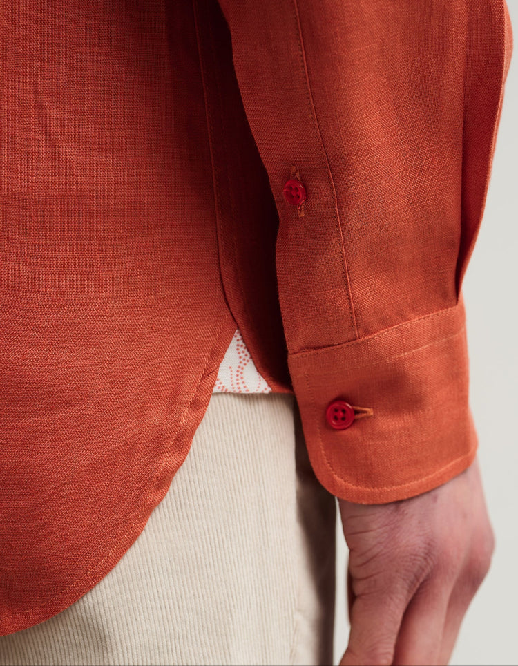 Wild Salmon Linen Shirt