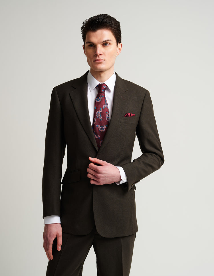 Forest Green Wool Suit