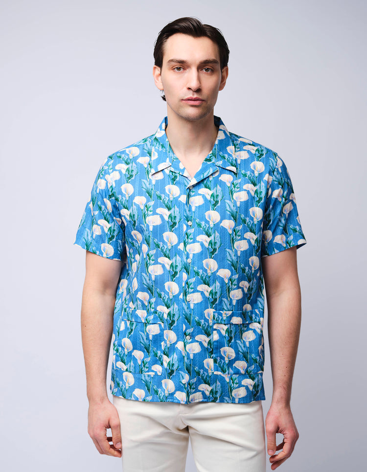 Calla Lily Short Sleeve Shirt