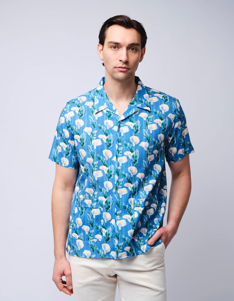 Calla Lily Short Sleeve Shirt