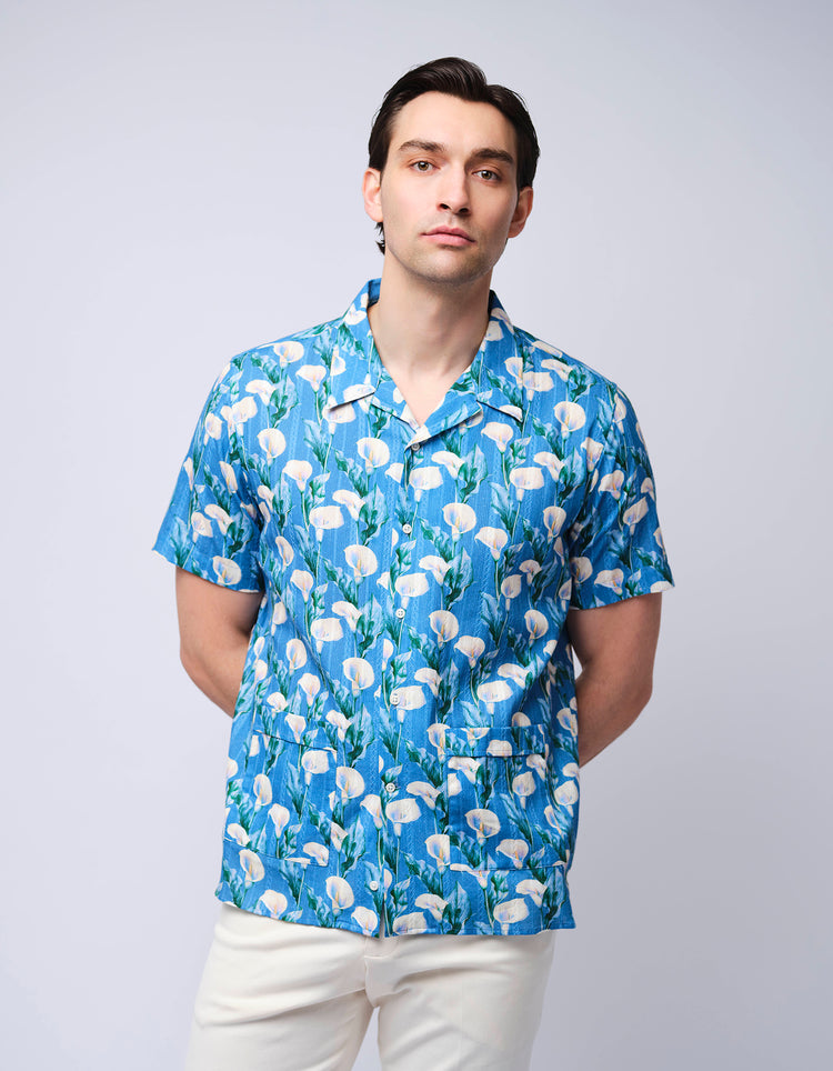 Calla Lily Short Sleeve Shirt