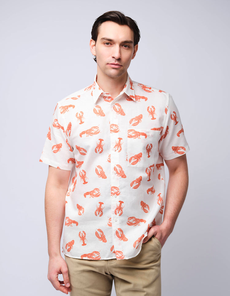 Lobster Dot Short Sleeve Shirt