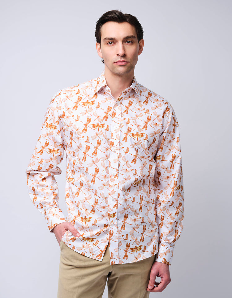Orange Dragonflies Shirt