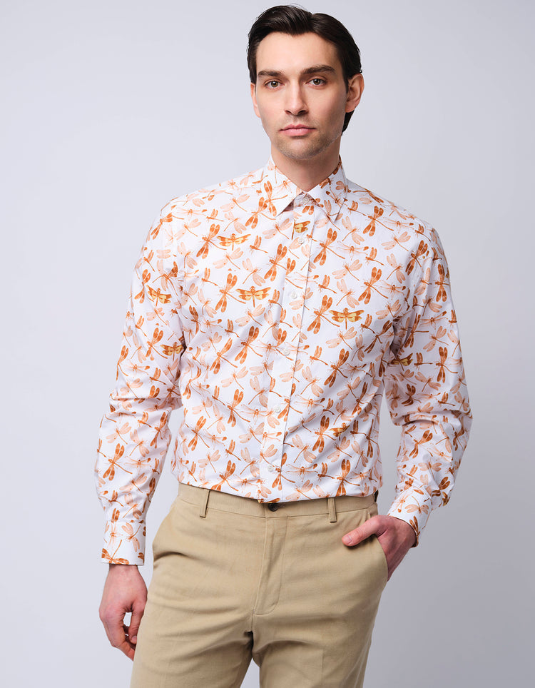 Orange Dragonflies Shirt