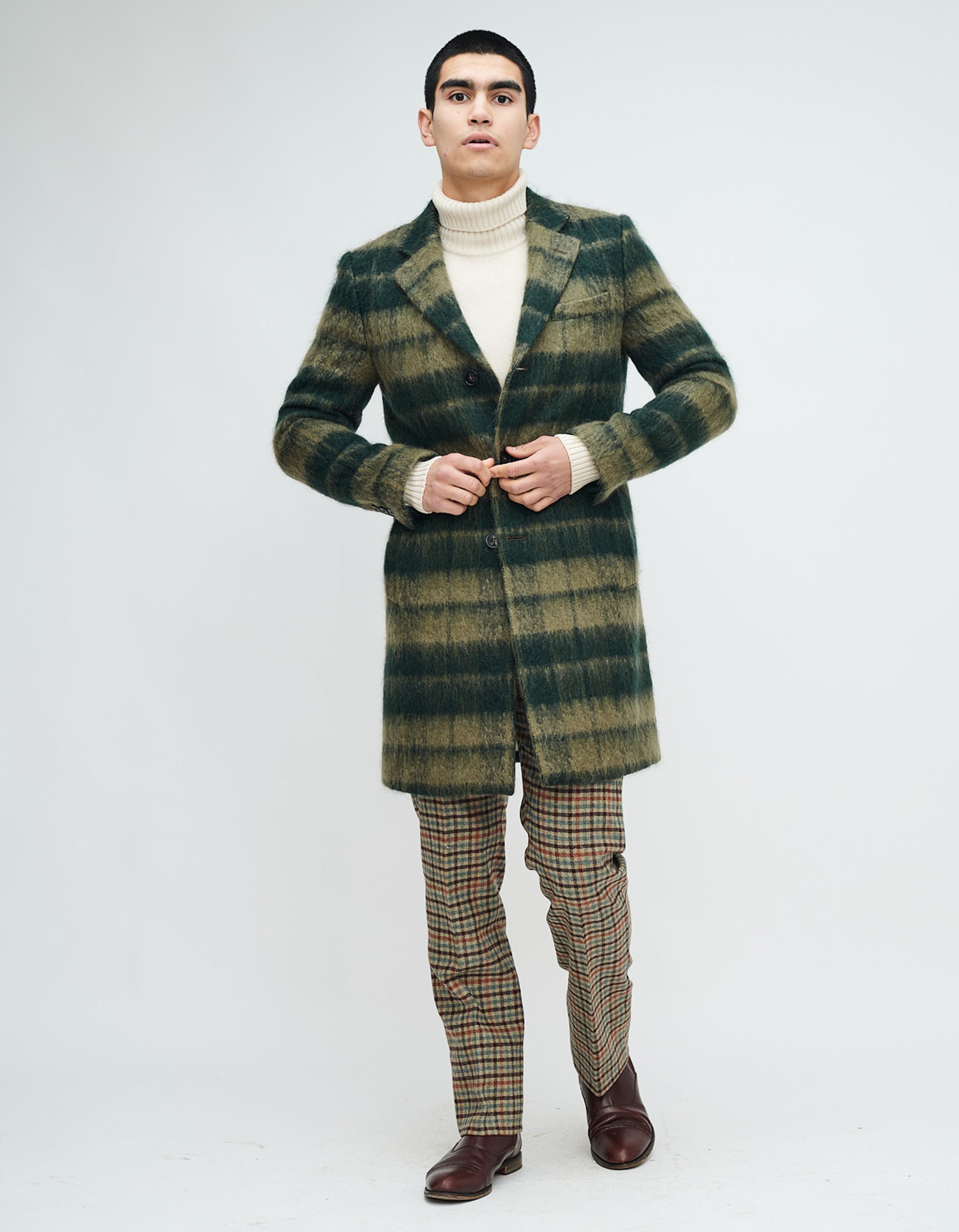 Ochre bright clearance check coat