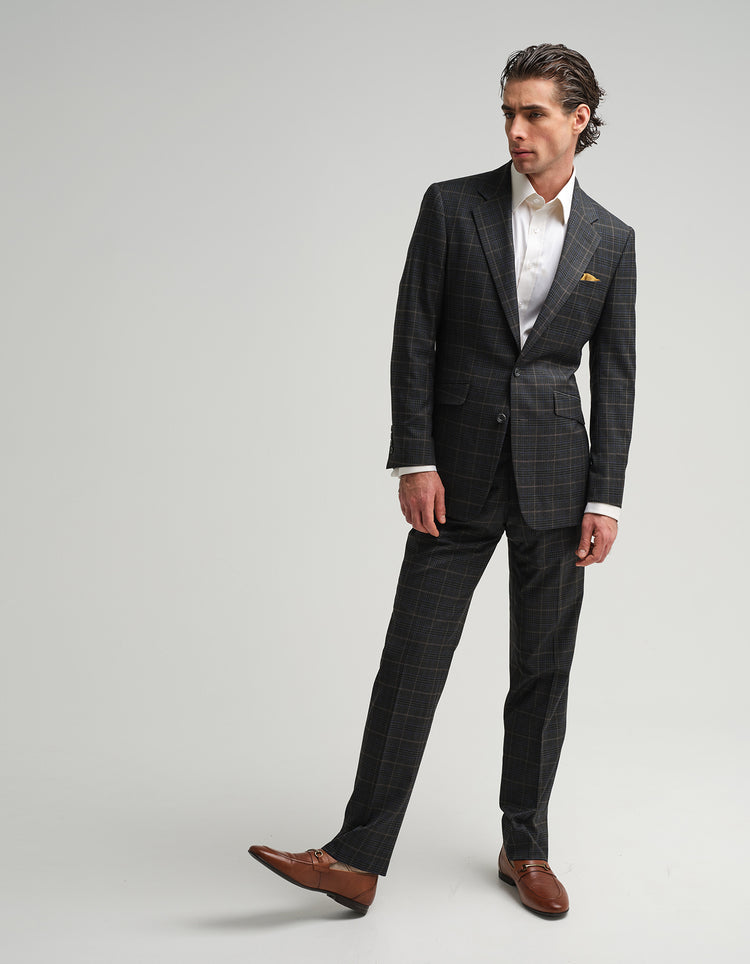 Charcoal Check Suit