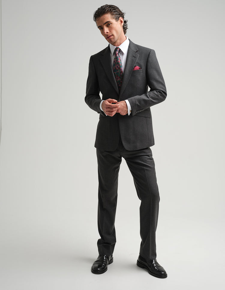 Grey Twill Suit