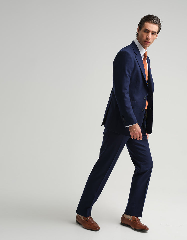 Bright Blue Twill Suit