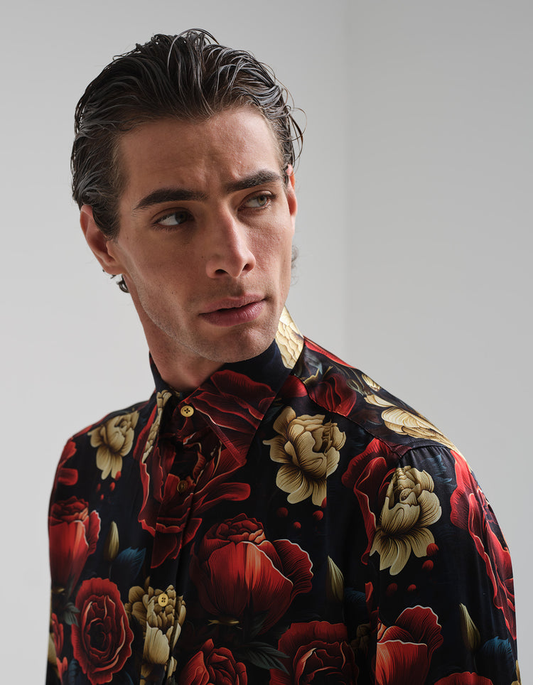 Rose Silk Shirt GOLD COLLECTION