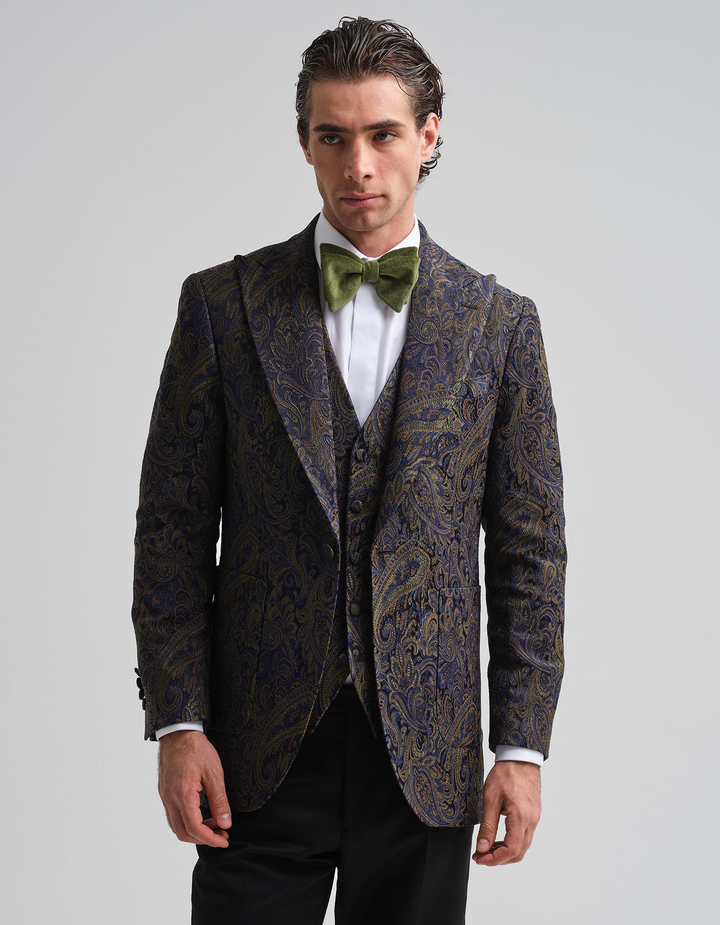 The Midnight Paisley Jacquard Jacket