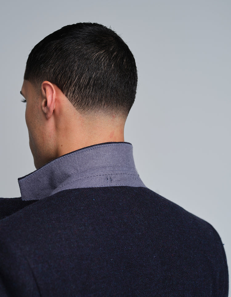 Navy Tweed Suit