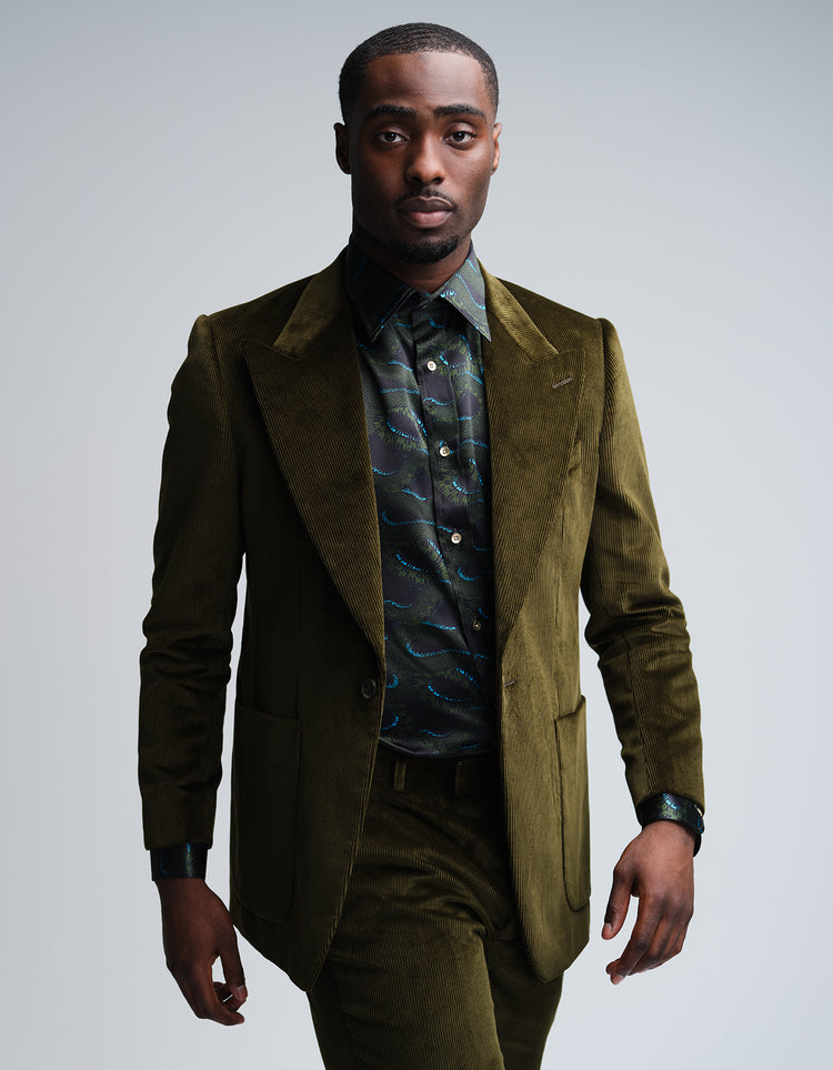 Midnight Snakes Silk Shirt