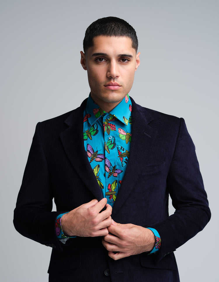 Camisa de polillas psicodélicas
