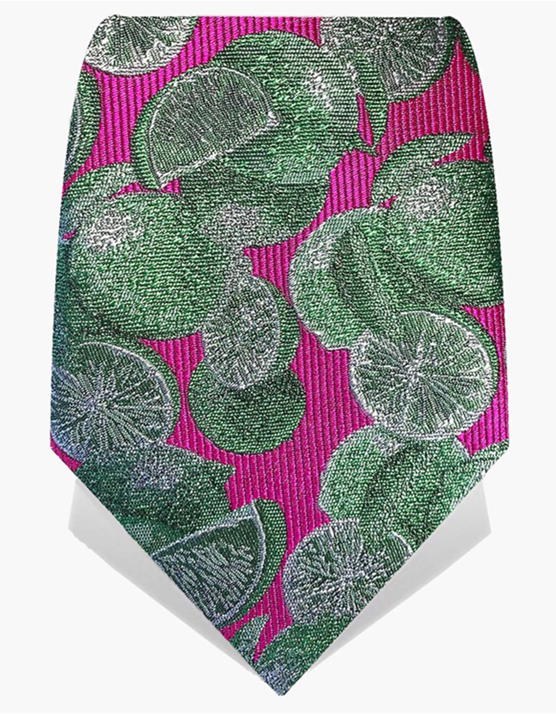 green limes design tie