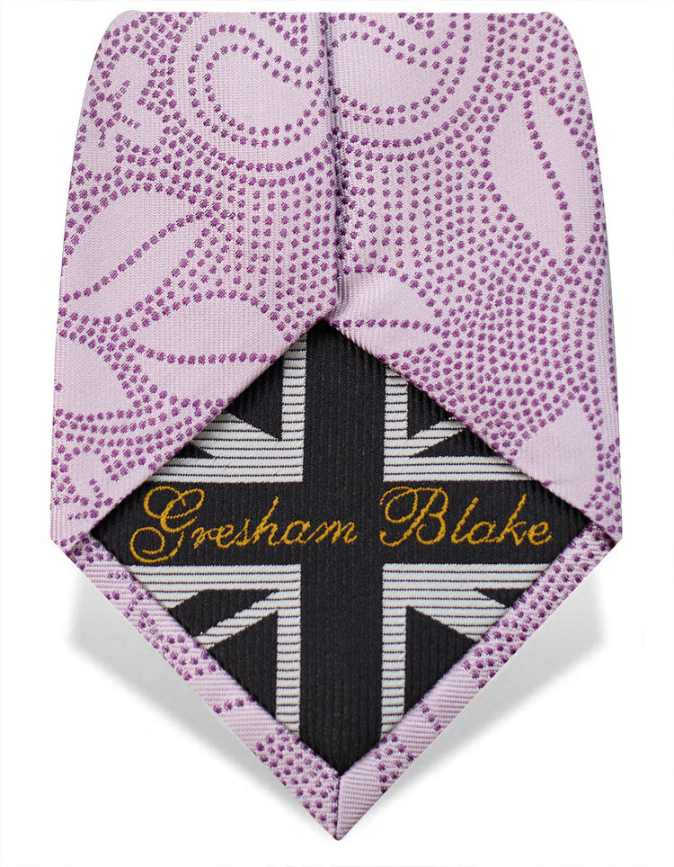 Purple Dot to Dot Tie