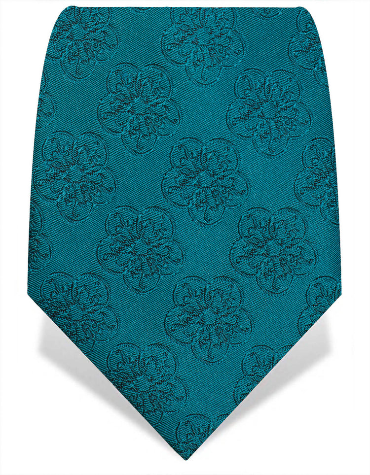 Teal GB Logo Tie