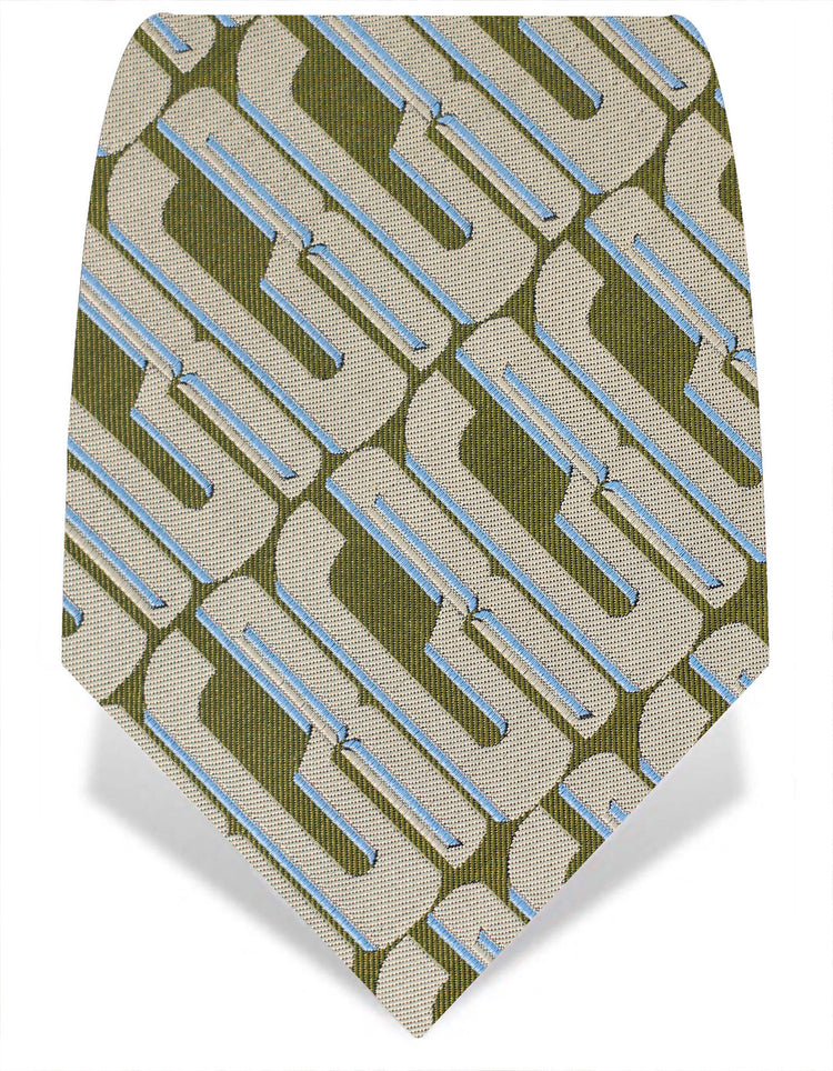Graphic GB Green Tie