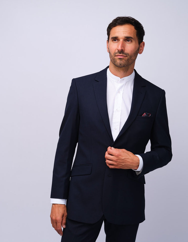45 Collection Navy Dot Suit - Gresham Blake Online