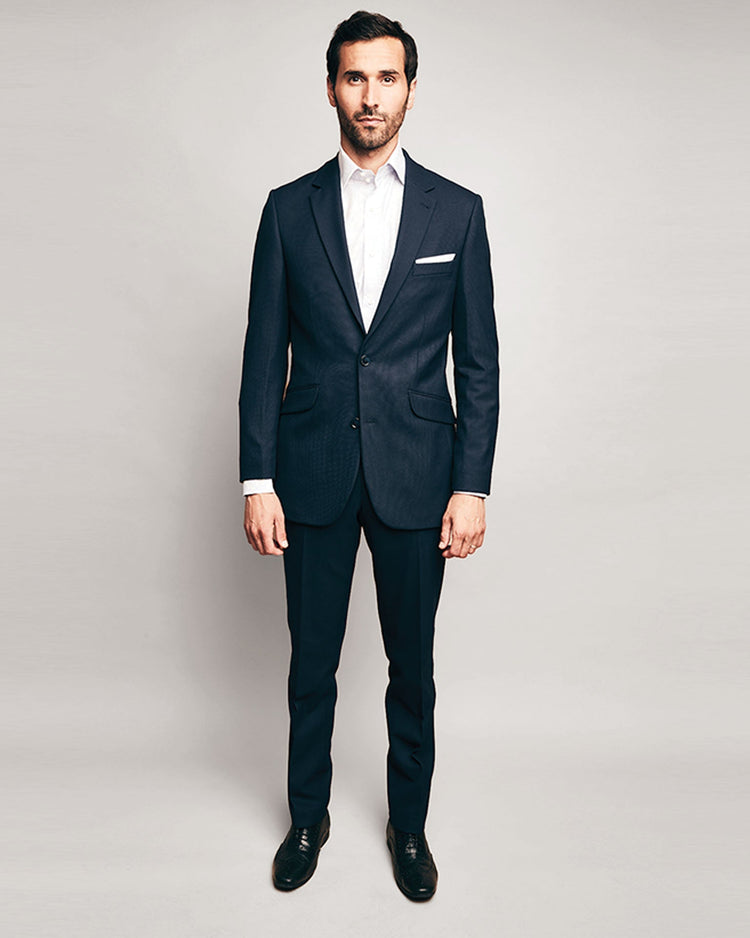 45 Collection Navy Dot Suit - Gresham Blake Online