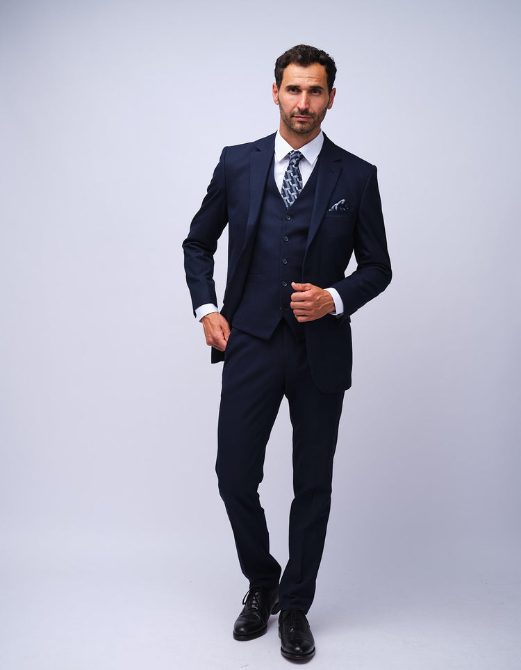 45 Collection Navy Dot Suit - Gresham Blake Online