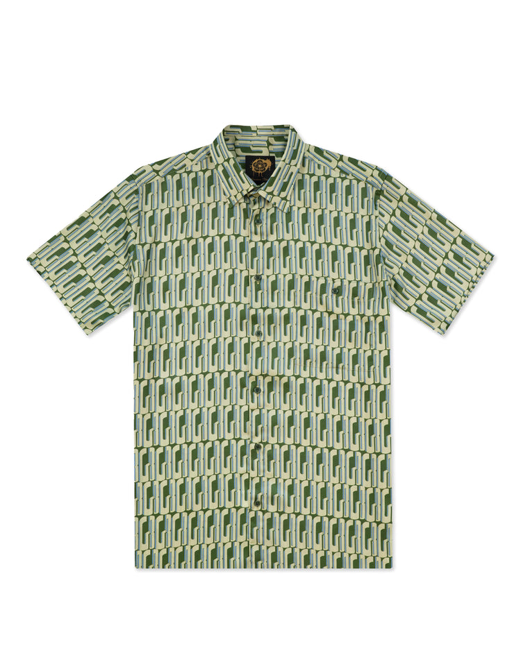 Graphic GB Green Short Sleeve Shirt