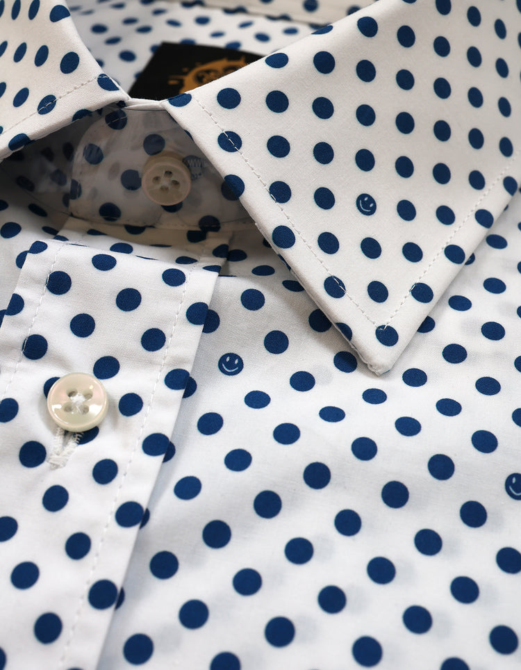 Blue Polka Shirt