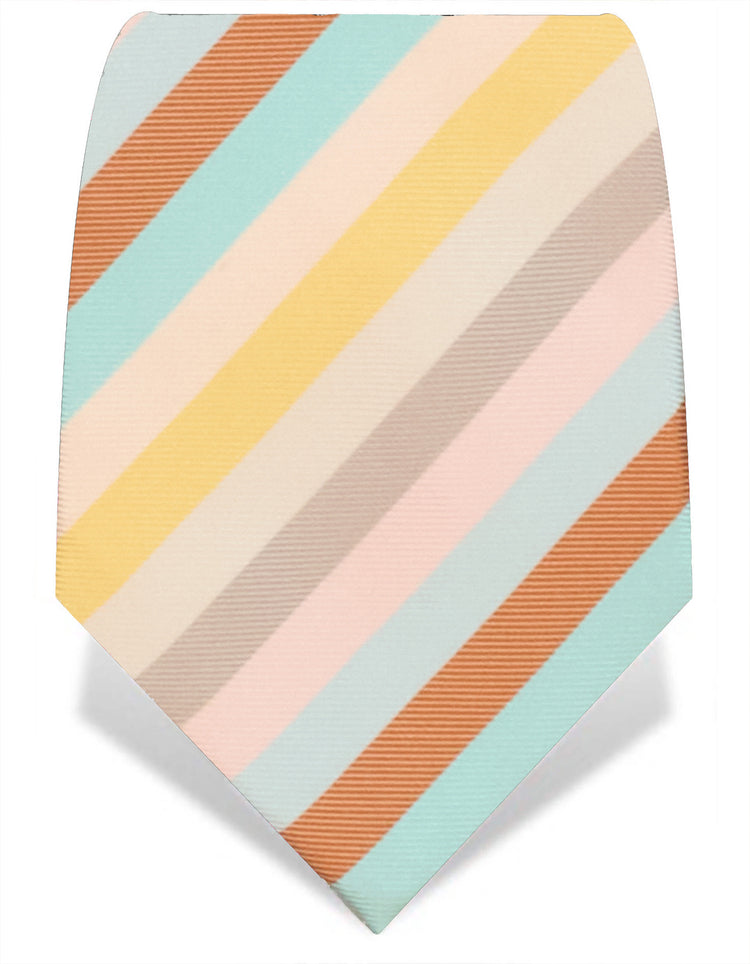 Candy Stripe Tie Pale Pink