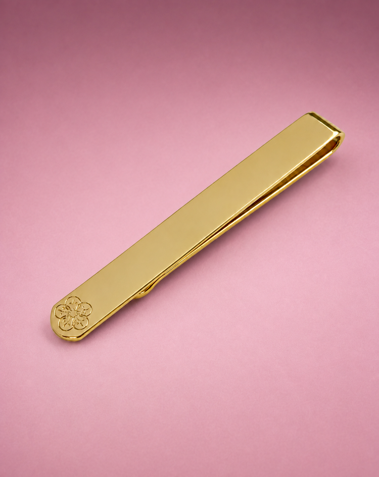 Gold Gresham Blake Logo Tie Bar