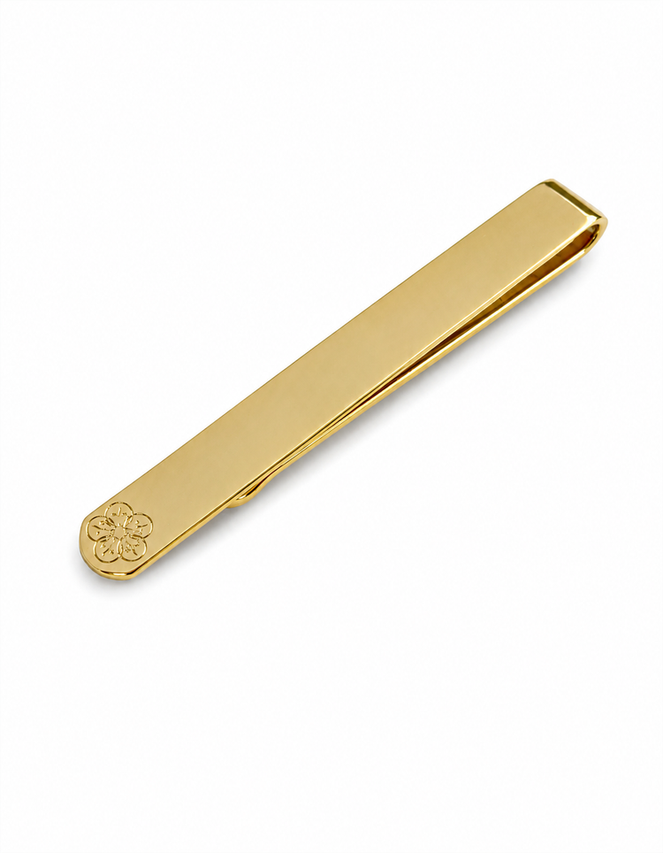 Gold Gresham Blake Logo Tie Bar
