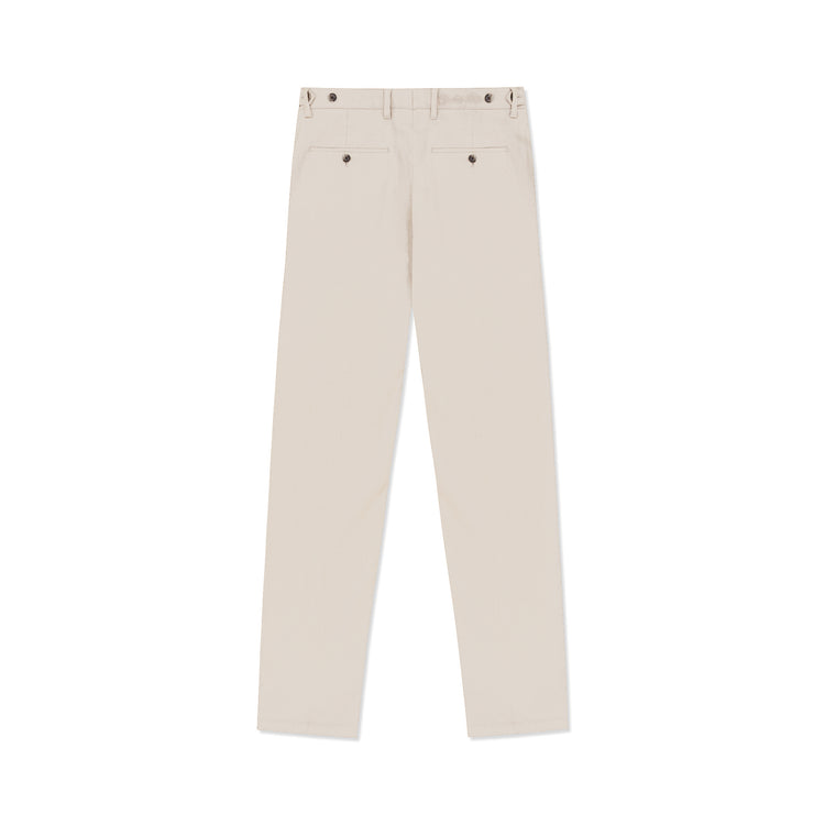 Off-White Cotton Stretch Chino
