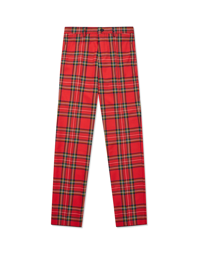 Stewart Royal Red Tartan Trouser