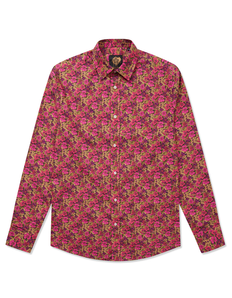 Pink & Gold Nasturtiums Shirt