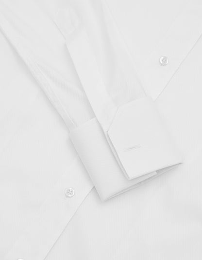 Peaky Blinders - White Diamond Jacquard Shirt