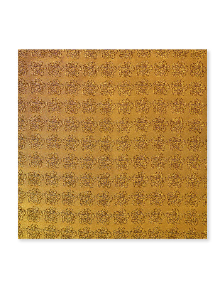 Gold GB Logo Pocket Square